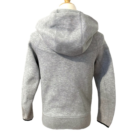 Nike Tech Fleece Hoodie Kids Size M Gray Full Zip Sweatshirt Jacket - Picture 4 of 8